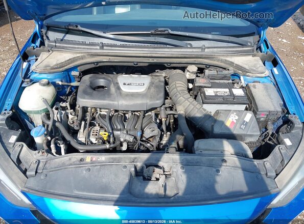 KMHD04LB0HU336771 2017 HYUNDAI ELANTRA Blue Вид ззаду