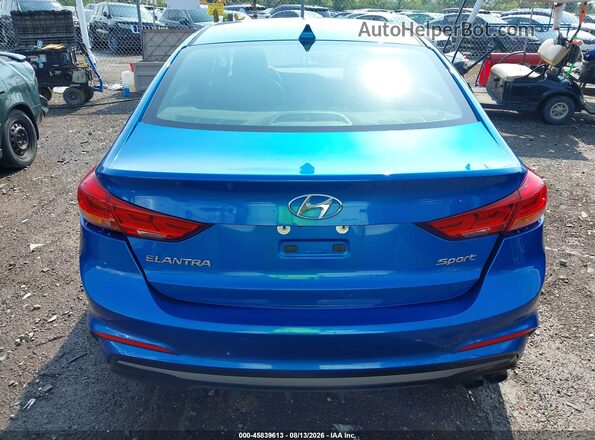 KMHD04LB0HU336771 2017 HYUNDAI ELANTRA Blue 