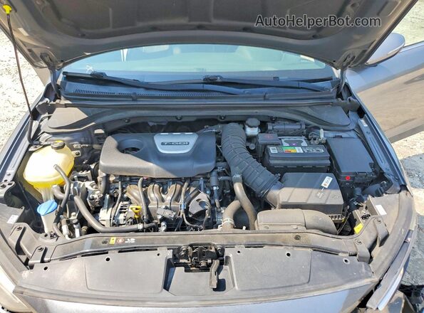 KMHD04LB0JU613215 2018 HYUNDAI ELANTRA Gray უკანა სალონის ხედი