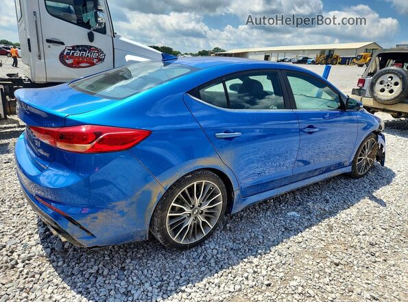 KMHD04LB1HU351473 2017 HYUNDAI ELANTRA Blue Tył prawy