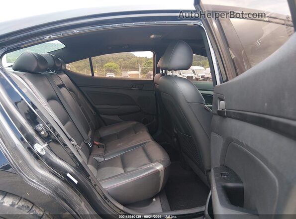 KMHD04LB1JU535351 2018 HYUNDAI ELANTRA Черный Вид наклейки с VIN-кодом