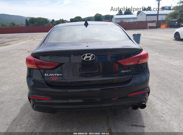 KMHD04LB1JU535351 2018 HYUNDAI ELANTRA Черный 
