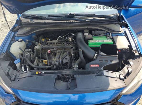 KMHD04LB2HU366547 2017 HYUNDAI ELANTRA Blue Rear interior view