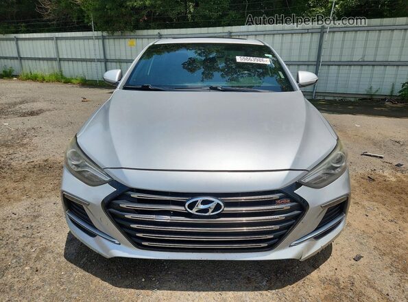 KMHD04LB2JU485012 2018 HYUNDAI ELANTRA Silver წინა ხედი