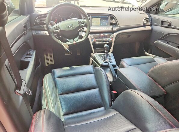 KMHD04LB2JU485012 2018 HYUNDAI ELANTRA Silver წინა პანელის ხედი