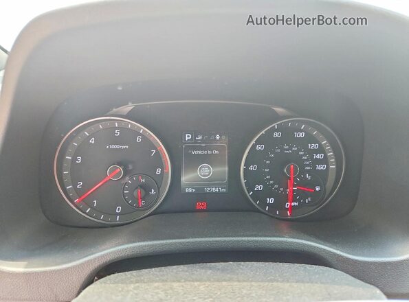 KMHD04LB2JU485012 2018 HYUNDAI ELANTRA Silver ხელსაწყოთა პანელის ხედი