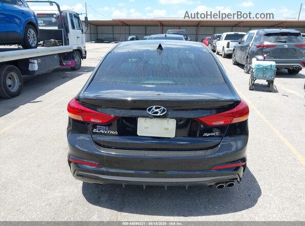 KMHD04LB2JU510085 2018 HYUNDAI ELANTRA Black 