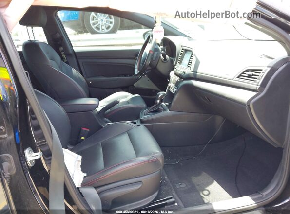 KMHD04LB2JU510085 2018 HYUNDAI ELANTRA Black Vista interior delantera