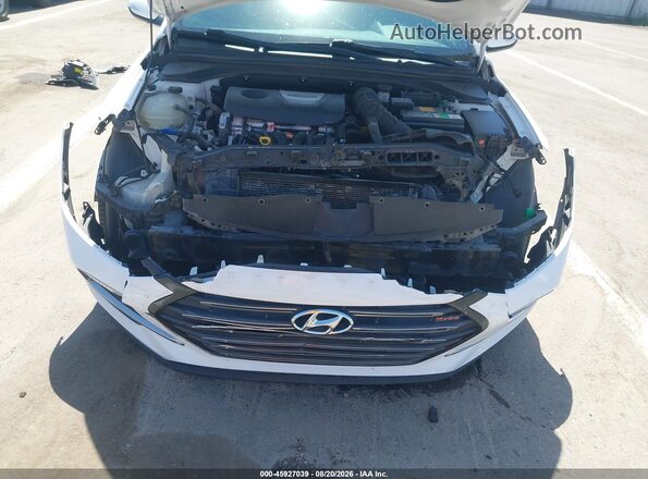 KMHD04LB2JU587197 2018 HYUNDAI ELANTRA White წინა ხედი