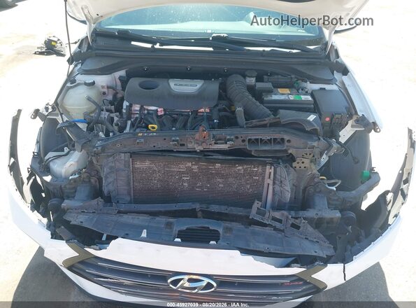 KMHD04LB2JU587197 2018 HYUNDAI ELANTRA White უკანა ხედი