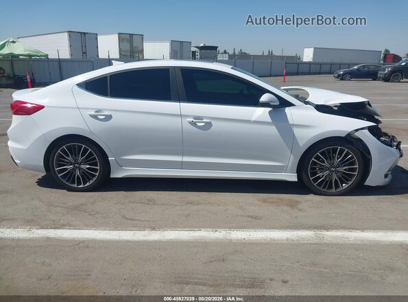 KMHD04LB2JU587197 2018 HYUNDAI ELANTRA White სალონის 360-გრადუსიანი ხედი
