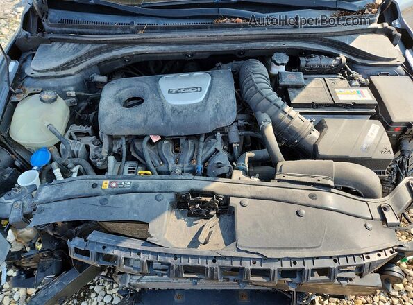 KMHD04LB3JU522858 2018 HYUNDAI ELANTRA Gray Սալոնի հետևի տեսք