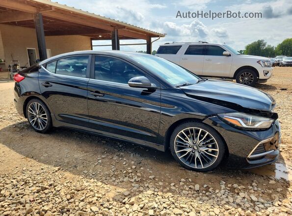 KMHD04LB3JU523136 2018 HYUNDAI ELANTRA Black Առջևի աջ