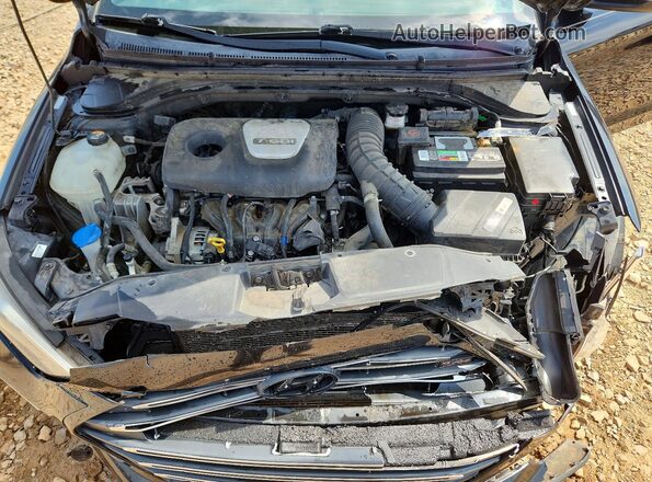 KMHD04LB3JU523136 2018 HYUNDAI ELANTRA Black Սալոնի հետևի տեսք