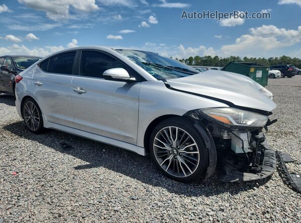KMHD04LB3JU543631 2018 HYUNDAI ELANTRA Silver Delantero derecho