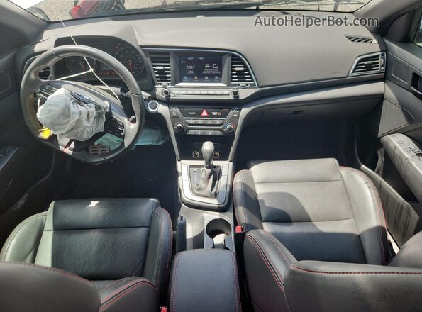 KMHD04LB3JU543631 2018 HYUNDAI ELANTRA Silver Vista del salpicadero