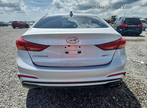 KMHD04LB3JU543631 2018 HYUNDAI ELANTRA Silver Vista trasera