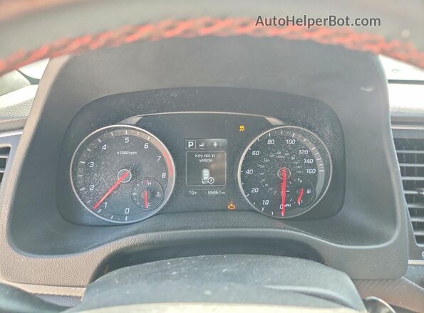 KMHD04LB3JU719528 2018 HYUNDAI ELANTRA Silver Вид щитка приладів