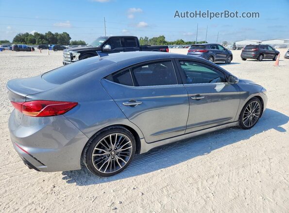KMHD04LB4JU574631 2018 HYUNDAI ELANTRA Charcoal Задня права чверть