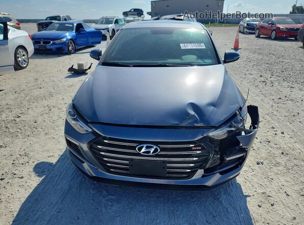 KMHD04LB4JU574631 2018 HYUNDAI ELANTRA Charcoal Вид спереду