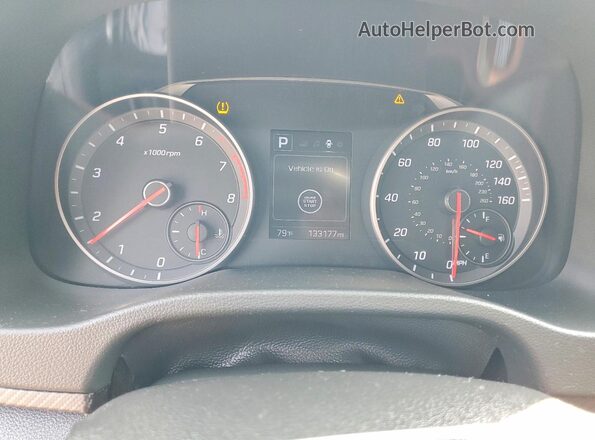 KMHD04LB5JU705422 2018 HYUNDAI ELANTRA Белый Вид щитка приборов