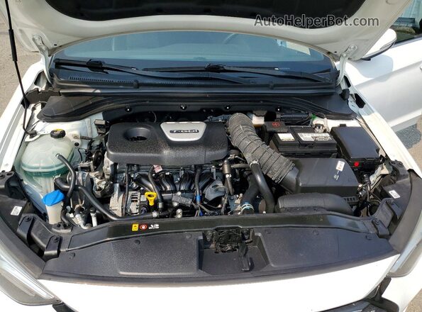 KMHD04LB5JU705422 2018 HYUNDAI ELANTRA Белый Вид задней части салона