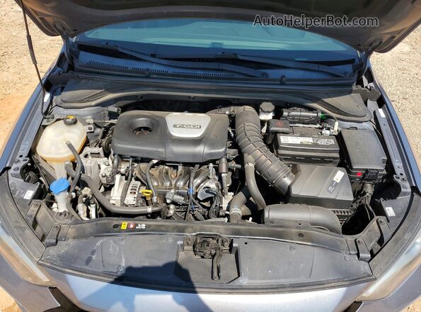 KMHD04LB6JU553621 2018 HYUNDAI ELANTRA Gray Вид задньої частини салону