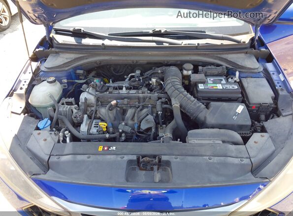KMHD04LB7KU869868 2019 HYUNDAI ELANTRA Blue Вид ззаду