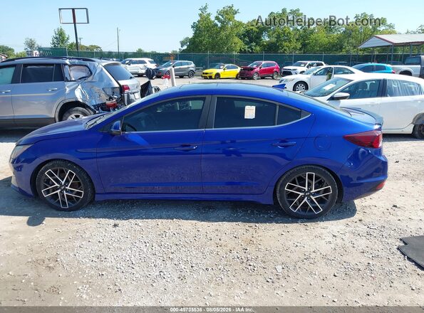 KMHD04LB7KU869868 2019 HYUNDAI ELANTRA Blue 