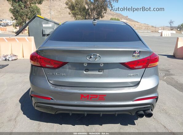 KMHD04LB8HU359764 2017 HYUNDAI ELANTRA Gray 