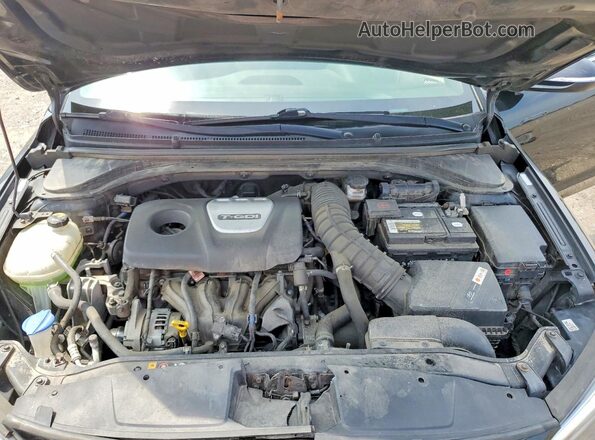 KMHD04LB8JU499139 2018 HYUNDAI ELANTRA Черный Вид задней части салона