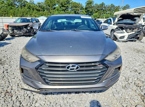 KMHD04LBXJU515650 2018 HYUNDAI ELANTRA Gray Вид спереду