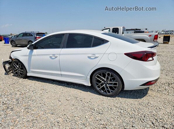KMHD04LBXLU992761 2020 HYUNDAI ELANTRA Белый Задняя левая четверть