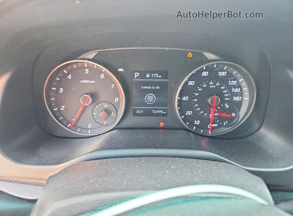KMHD04LBXLU992761 2020 HYUNDAI ELANTRA Белый Вид щитка приборов