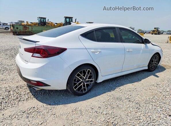 KMHD04LBXLU992761 2020 HYUNDAI ELANTRA Белый Задняя правая четверть