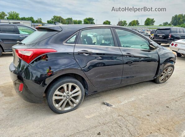 KMHD35LH0GU300577 2016 HYUNDAI ELANTRA Черный Задняя правая четверть