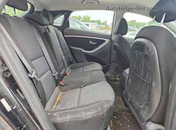 KMHD35LH0GU300577 2016 HYUNDAI ELANTRA Черный Вид задних сидений
