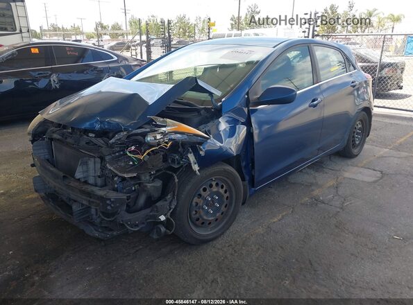 KMHD35LH0GU303446 2016 HYUNDAI ELANTRA GT Blue Przód lewy