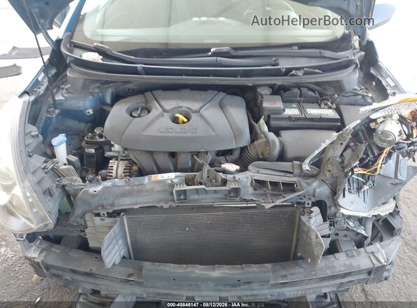 KMHD35LH0GU303446 2016 HYUNDAI ELANTRA GT Blue Widok z tyłu
