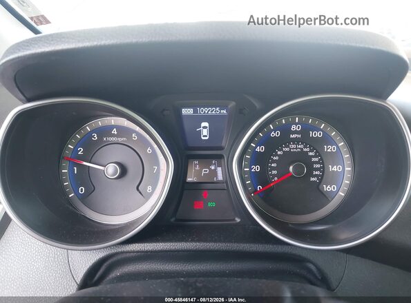 KMHD35LH0GU303446 2016 HYUNDAI ELANTRA GT Blue Widok tylnych siedzeń
