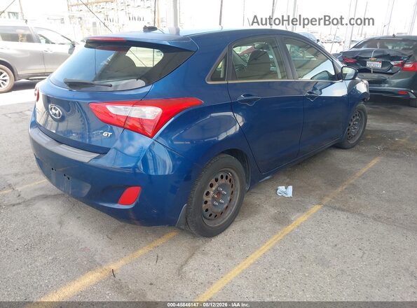 KMHD35LH0GU303446 2016 HYUNDAI ELANTRA GT Blue Tył prawy
