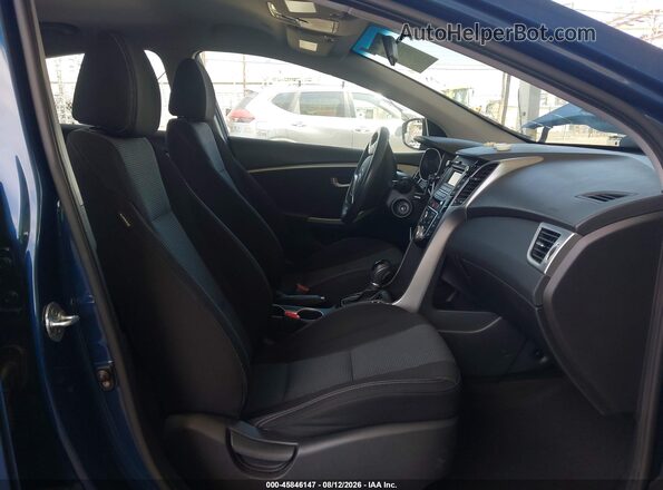 KMHD35LH0GU303446 2016 HYUNDAI ELANTRA GT Blue Widok wnętrza z przodu