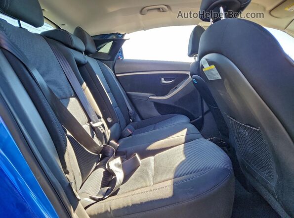 KMHD35LH0HU381436 2017 HYUNDAI ELANTRA Blue Вид задніх сидінь