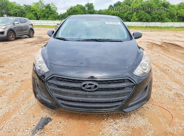 KMHD35LH1HU354617 2017 HYUNDAI ELANTRA Black Widok z przodu