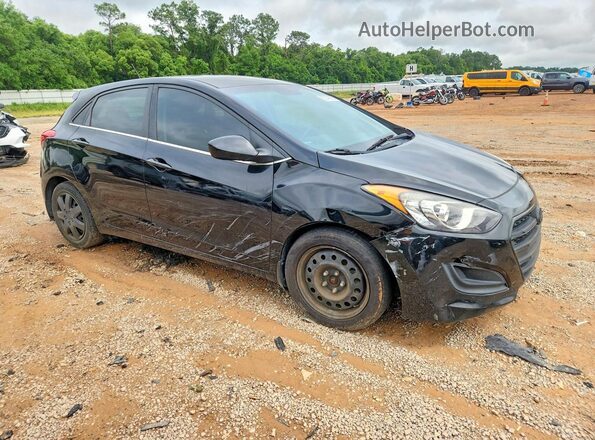 KMHD35LH1HU354617 2017 HYUNDAI ELANTRA Black Przód prawy