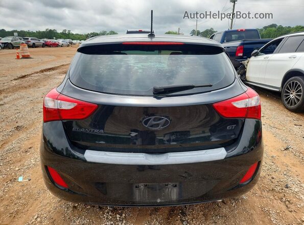 KMHD35LH1HU354617 2017 HYUNDAI ELANTRA Black Widok z tyłu
