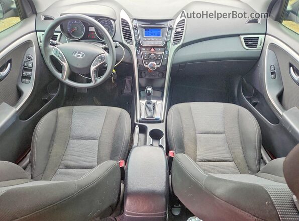 KMHD35LH1HU354617 2017 HYUNDAI ELANTRA Black Widok deski rozdzielczej