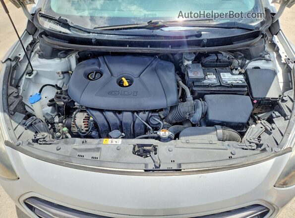 KMHD35LH1HU368758 2017 HYUNDAI ELANTRA Silver Widok wnętrza z tyłu