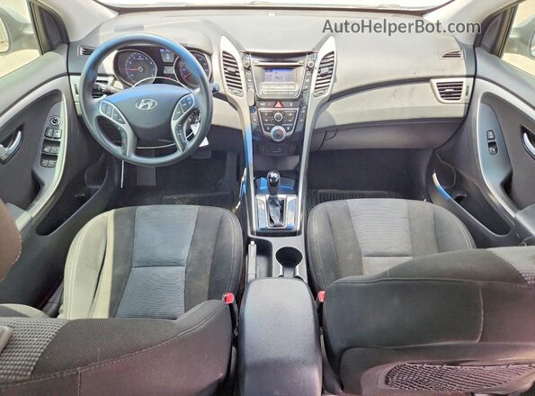 KMHD35LH1HU368758 2017 HYUNDAI ELANTRA Silver Widok deski rozdzielczej
