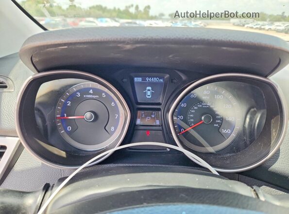 KMHD35LH1HU368758 2017 HYUNDAI ELANTRA Silver Widok zestawu wskaźników